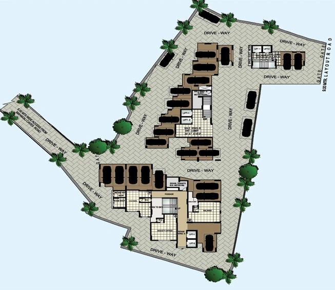 Master Plan of Drishti Homes in Andheri East, Mumbai - Image 158203