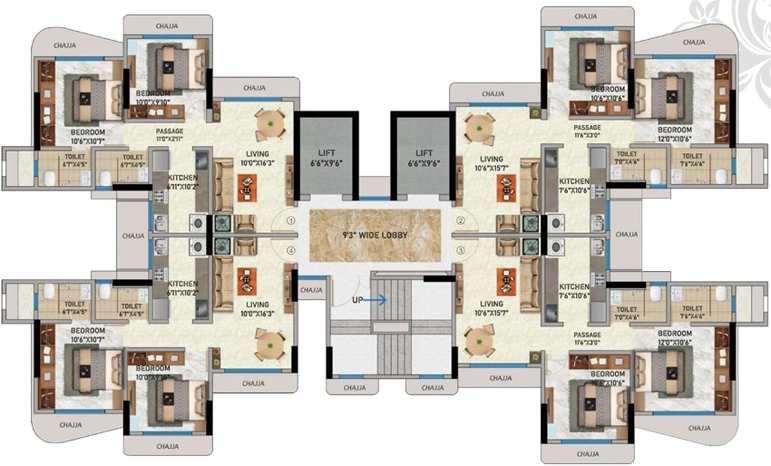 Floor Plan of Westin Gurukripa in Borivali West, Mumbai - Image 158053