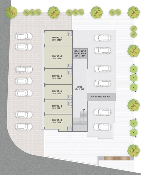 Master Plan of Aarush Joy Heights in Singarwa, Ahmedabad - Image 94140