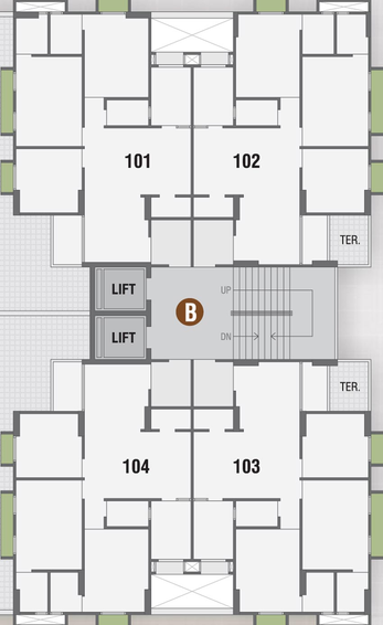 Floor Plan of Aaravi 119 in Shilaj, Ahmedabad - Image 122160