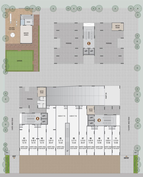 Master Plan of Aaravi 119 in Shilaj, Ahmedabad - Image 122161