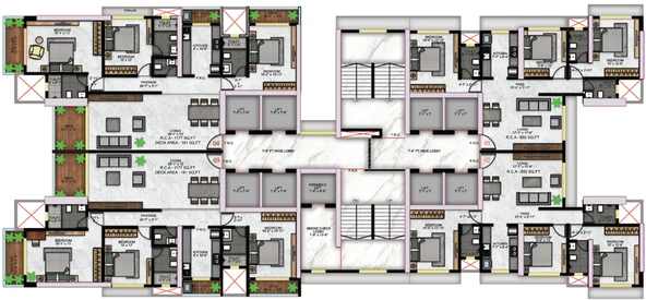 Floor Plan of H Rishabraj Phoenix in Borivali West, Mumbai - Image 157770