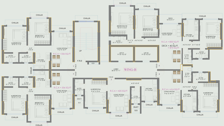Floor Plan of Vaibhavlaxmi One Vikhroli Phase 2 in Vikhroli East, Mumbai - Image 157762