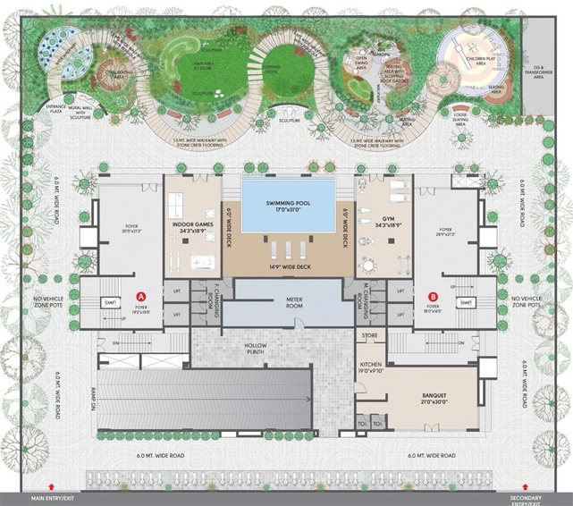 Master Plan of Aanira One in Gota, Ahmedabad - Image 94437