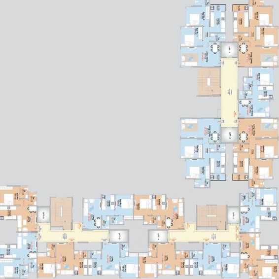 Floor Plan of Shraddha Presidency in Vikhroli East, Mumbai - Image 157588