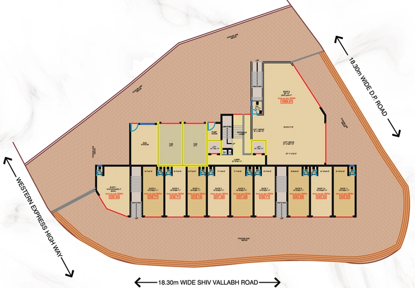 Master Plan of Sanskruti Splendour in Dahisar East, Mumbai - Image 157523
