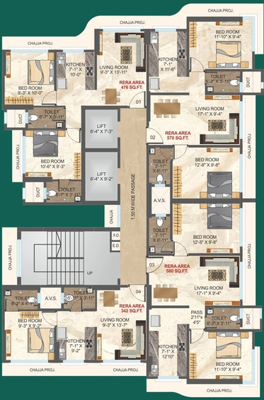 Floor Plan of Mamtora Jatin Villa in Kandivali West, Mumbai - Image 157241