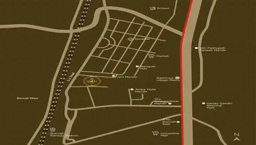 Location of Hirani 24K Residencies - Image 157045