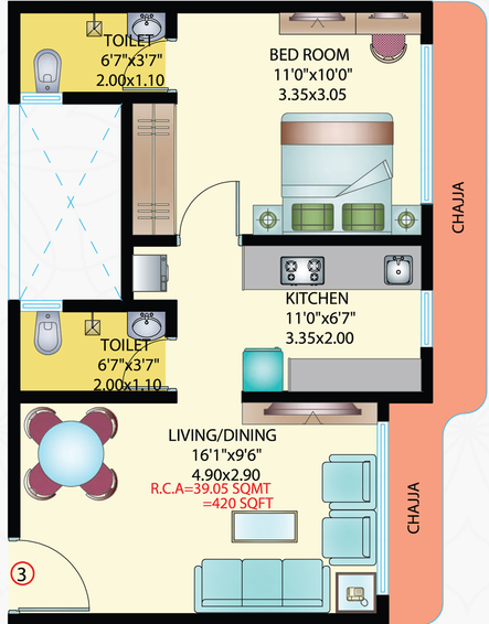 1 BHK Flat in Rudra Sai Elegance in Kandivali West, Mumbai - Image 812232