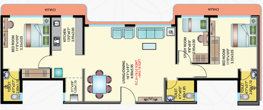2.5 BHK Flat in Rudra Sai Elegance in Kandivali West, Mumbai - Image 812233