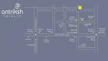 Location of Praher Antriksh Trinity - Image 94265