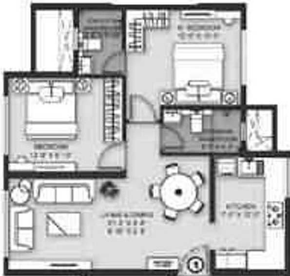 2 BHK Flat in MICL Aaradhya One Earth in Ghatkopar East, Mumbai - Image 812220