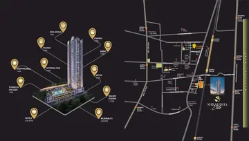 Location of Shraddha Elite - Image 156405