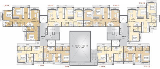 Floor Plan of Swastik Avighna in Ghatkopar West, Mumbai - Image 156331