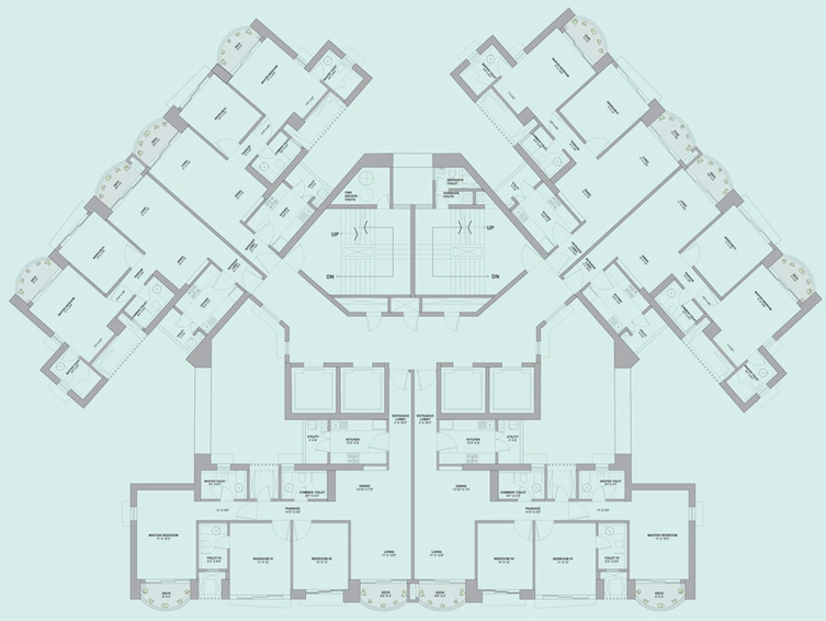 Floor Plan of Tata Aveza in Mulund East, Mumbai - Image 156248