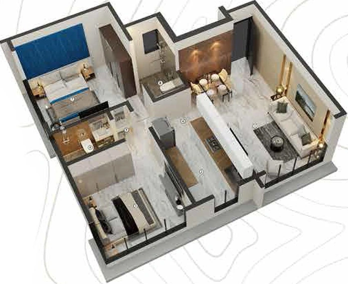 2 BHK Flat in Vikhroli Plus Gurukrupa Anantam in Vikhroli East, Mumbai - Image 814944