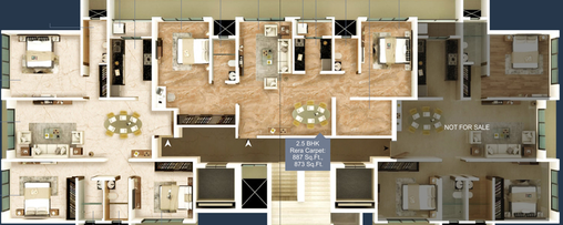 Floor Plan of Forishna Nav Chetna in Santacruz West, Mumbai - Image 155990