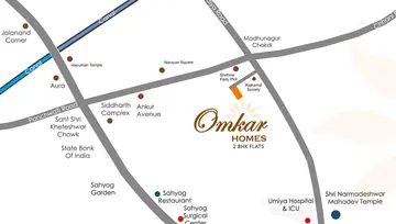 Location of Shree Omkar Homes - Image 94222