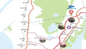 Location of Shapoorji Mumbai Dreams - Image 155705