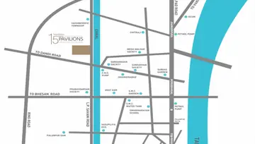 Location of Vasupujya 15 Pavilions - Image 94537