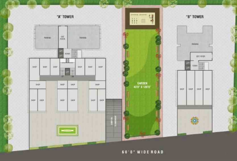 Master Plan of Shraddha Shashwat Residency in Udhana Darwaja, Surat - Image 94554