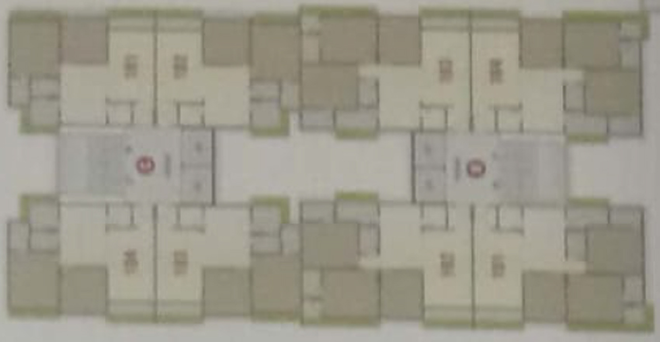 Floor Plan of Uma Abhishek Luxuria in Mota Varachha, Surat - Image 94576