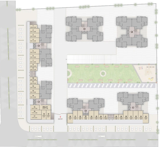 Master Plan of Dhruv Maruti Infinity in Chhani, Vadodara - Image 96960