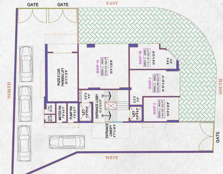 Master Plan of Viiaan Vishwas Niketan in Andheri East, Mumbai - Image 153563