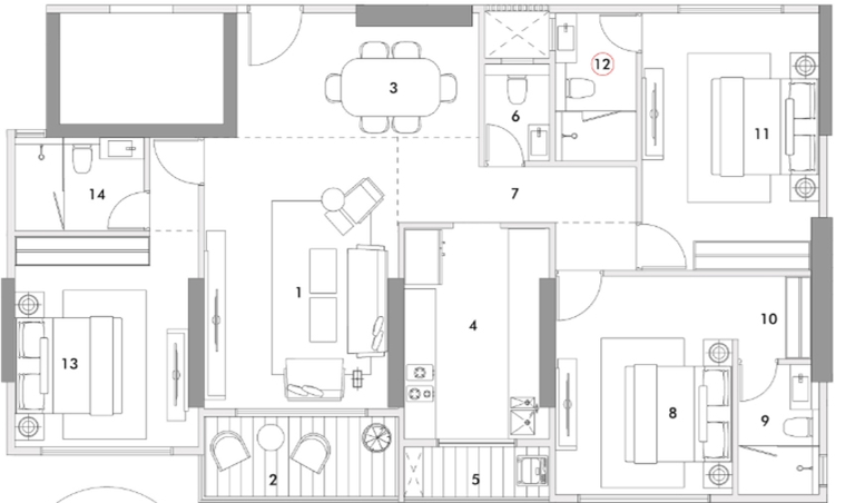 3 BHK Flat in Rustomjee Ocean Vista in Andheri West, Mumbai - Image 811322