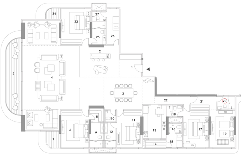 5 BHK Flat in Rustomjee Ocean Vista in Andheri West, Mumbai - Image 811325