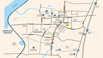 Location of Vidisha Shreyaan Heights - Image 153400