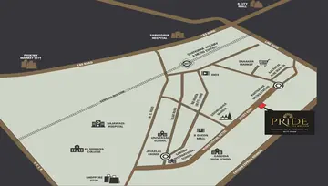 Location of Vardhman Omkaar Pride - Image 153379