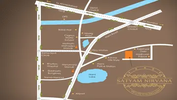Location of Siddhi Vinayak Satyam Nirvana - Image 94614