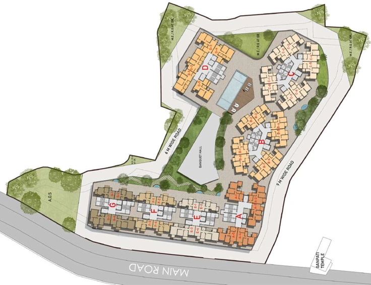 Master Plan of Shraddha Park City in Borivali East, Mumbai - Image 150810