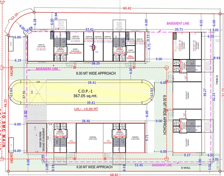 Master Plan of Jyot Sanctum Homes in Uttran, Surat - Image 94649