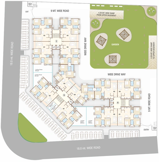 Master Plan of Seven 9 Sky in Chhani, Vadodara - Image 94666
