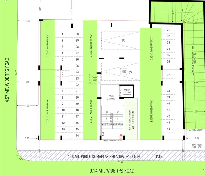 Master Plan of Japson Govardhan Grace in New Maninagar, Ahmedabad - Image 94693