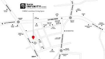 Location of Karm Infinity Homes - Image 94826