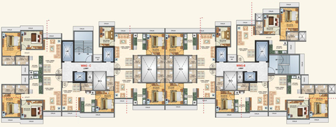 Floor Plan of Royal Samarpan in Kandivali West, Mumbai - Image 150315