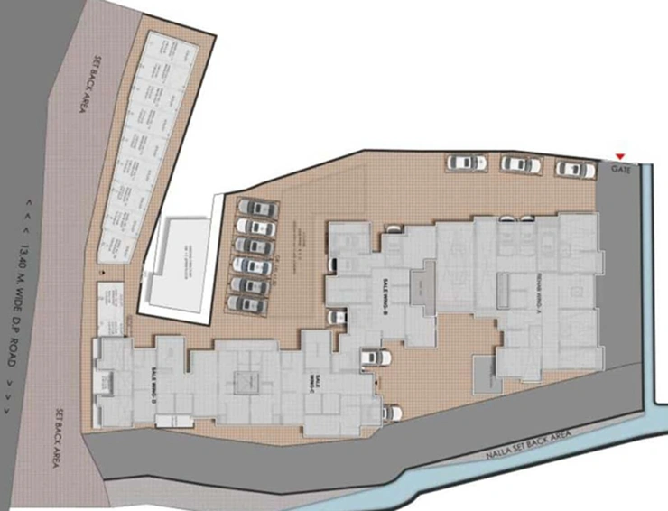 Master Plan of Shraddha Nipun Galaxy in Bhandup West, Mumbai - Image 150236