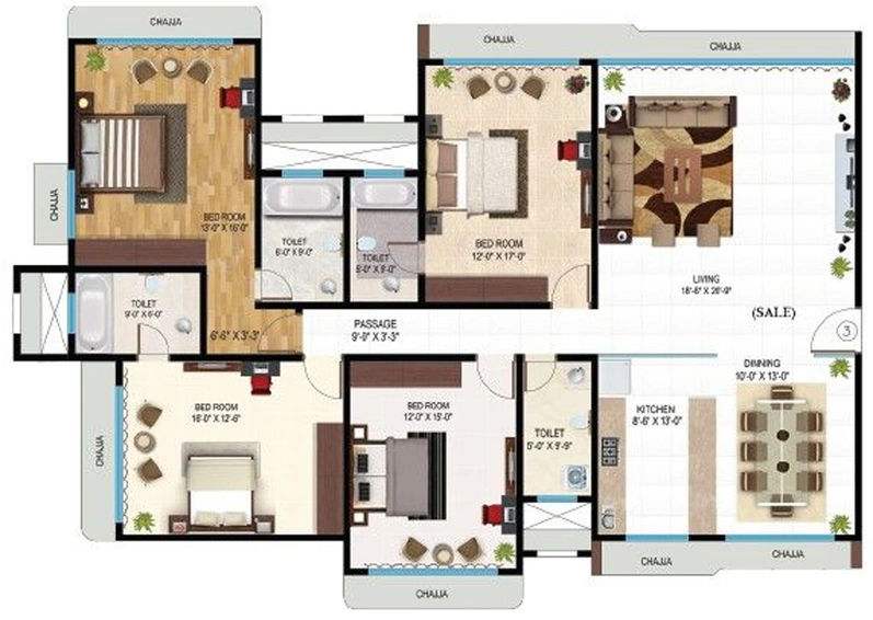 4 BHK Flat in KDI Juhu Ankur in Juhu, Mumbai - Image 810214