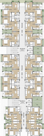 Floor Plan of PS Madhuram Glory in Chandkheda, Ahmedabad - Image 94684