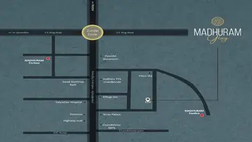 Location of PS Madhuram Glory - Image 94683