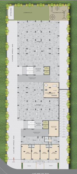 Master Plan of PS Madhuram Glory in Chandkheda, Ahmedabad - Image 94685