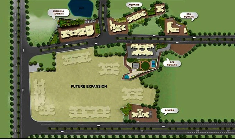 Master Plan of Squarefeet Metropolis Rivera in Ghodbunder Road, Thane - Image 166862