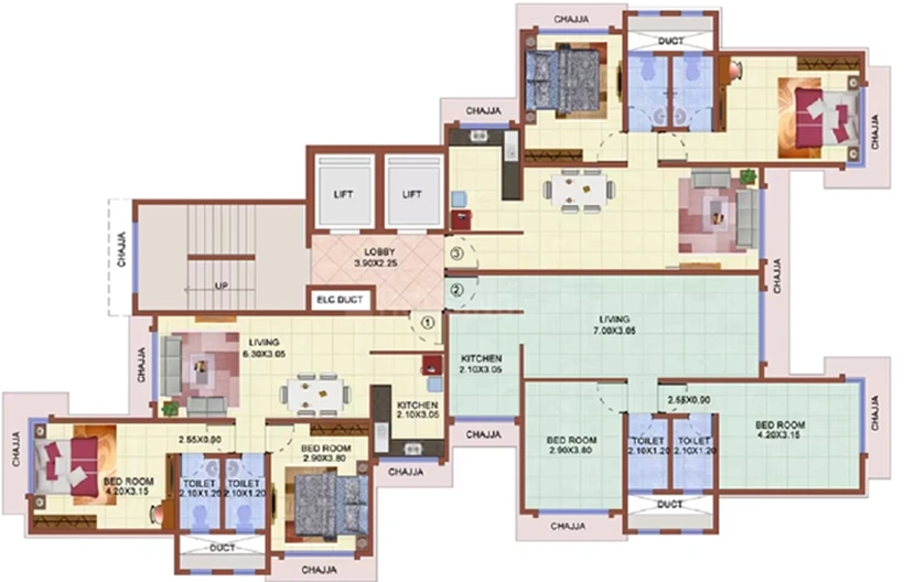 Floor Plan of SD Bhalerao Ratnadeep in Kurla East, Mumbai - Image 149839