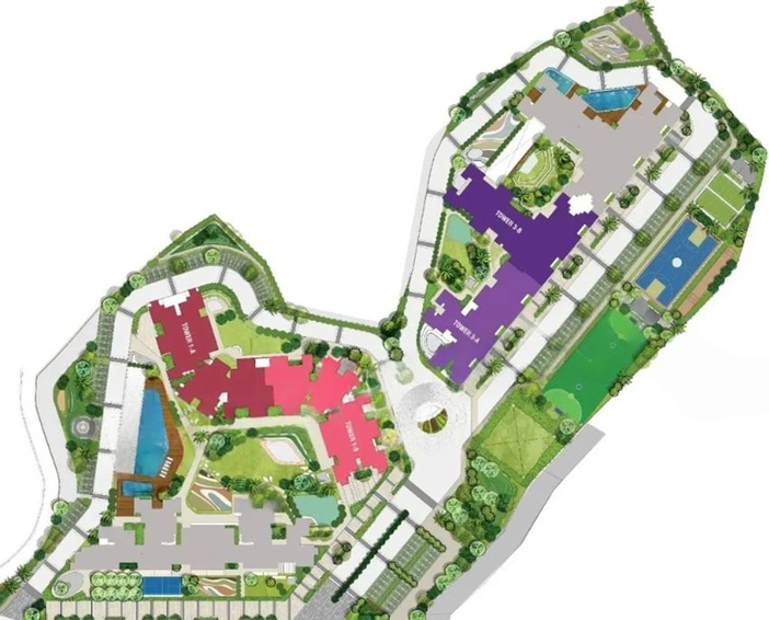 Master Plan of Haware My First Home in Shilphata, Thane - Image 195887