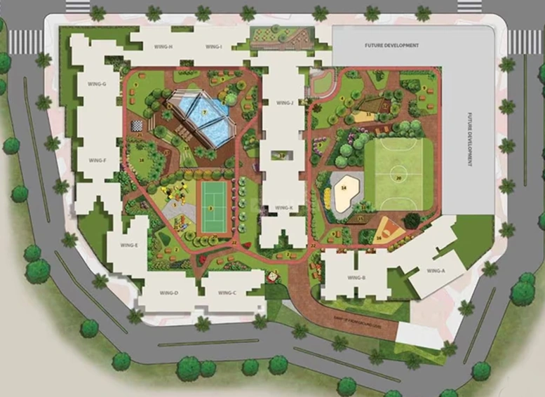 Master Plan of Omkar Lawns And Beyond in Andheri East, Mumbai - Image 149792