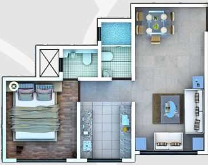 1 BHK Flat in Devtaa Codename Desire in Nahur, Mumbai - Image 809956