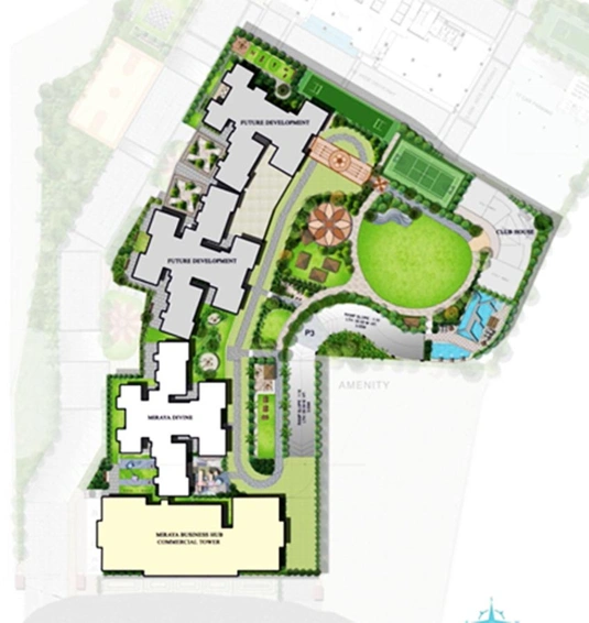 Master Plan of Mextech Miraya Divine in Majiwada, Thane - Image 150198